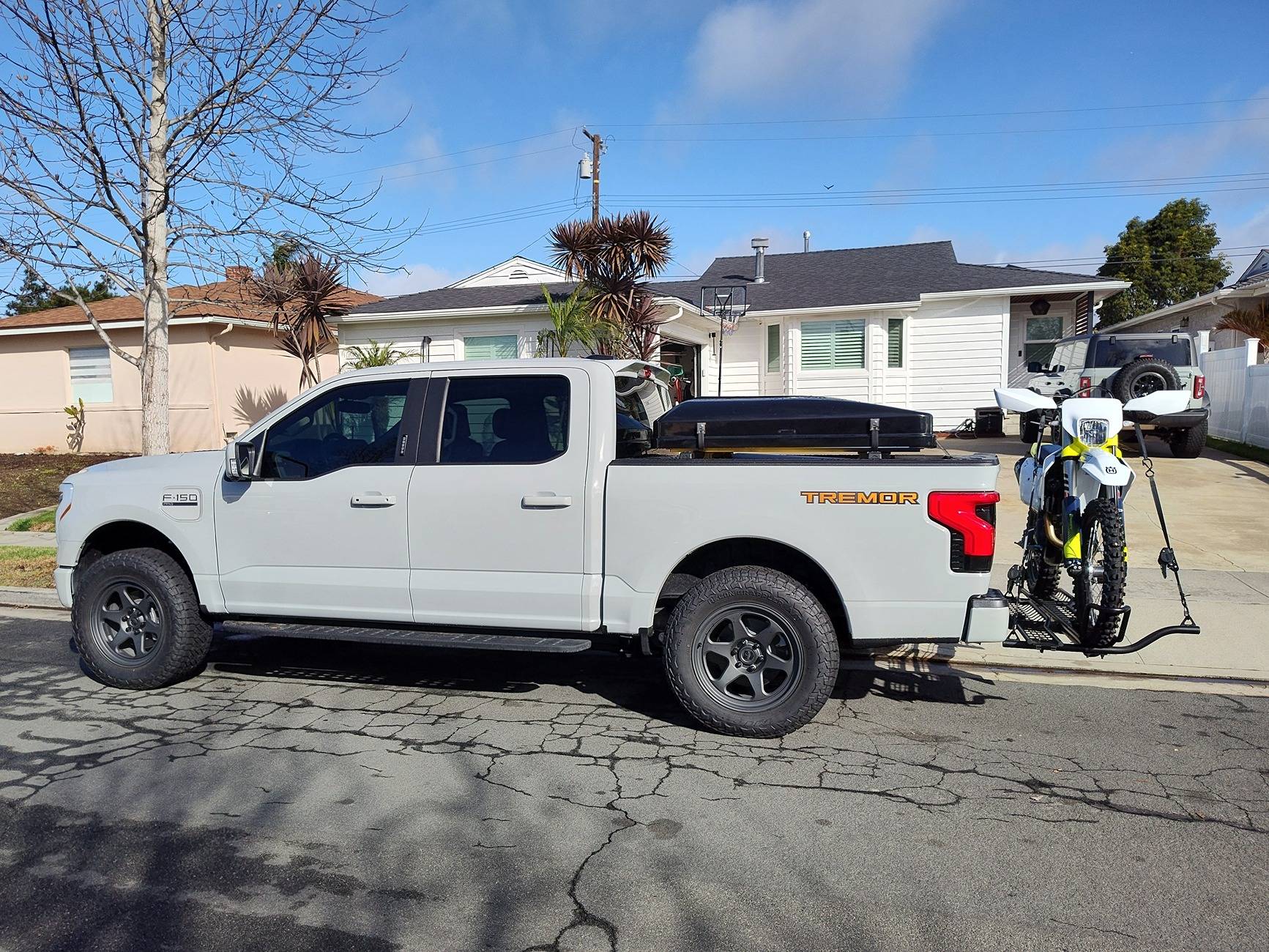 Ford F-150 Lightning Motorcycle Hitch Carrier Setup & Experience IMG_20250214_093104180_HDR