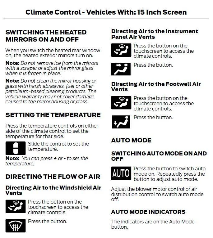 Ford F-150 Lightning Heating - Temperature Adjustment 1743341213499-5m