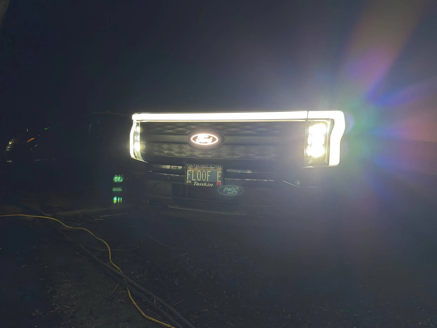 Ford F-150 Lightning F-150 Lightning LED Ford Emblem Swap. Step by Step Installation DIY Video. IMG_7483