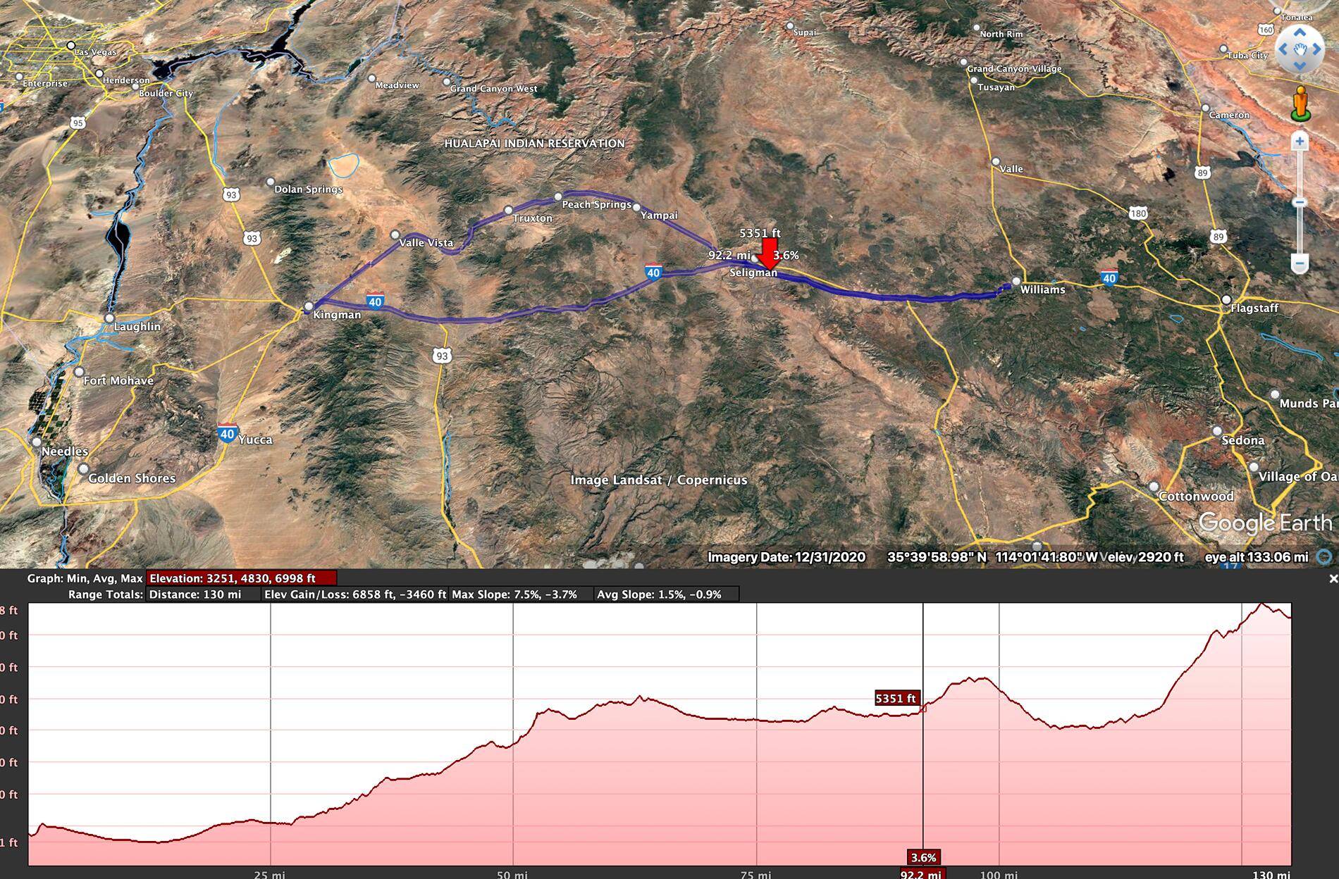 Ford F-150 Lightning Kingman, AZ to Williams, AZ (pulling RV 🪫) Screenshot 2025-04-01 at 10.07.59
