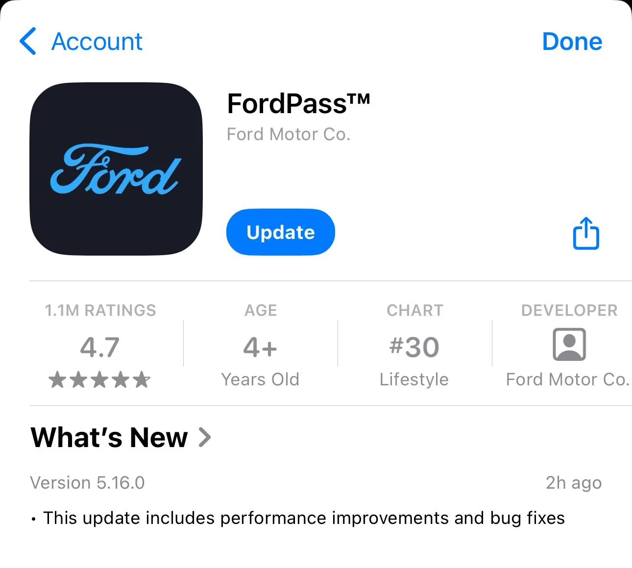 Ford F-150 Lightning FordPass 5.16.0 iOS & Android released. IMG_3077