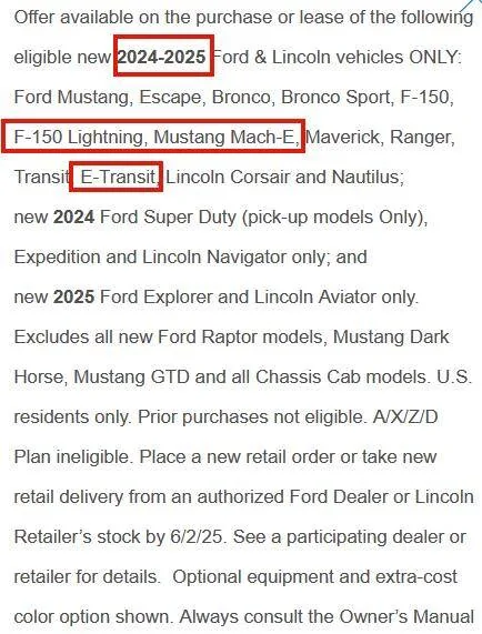Ford F-150 Lightning Ford offers employee pricing (below invoice) to all US customers April 3 through June 2 - "From America to America" 1743712578202-qu