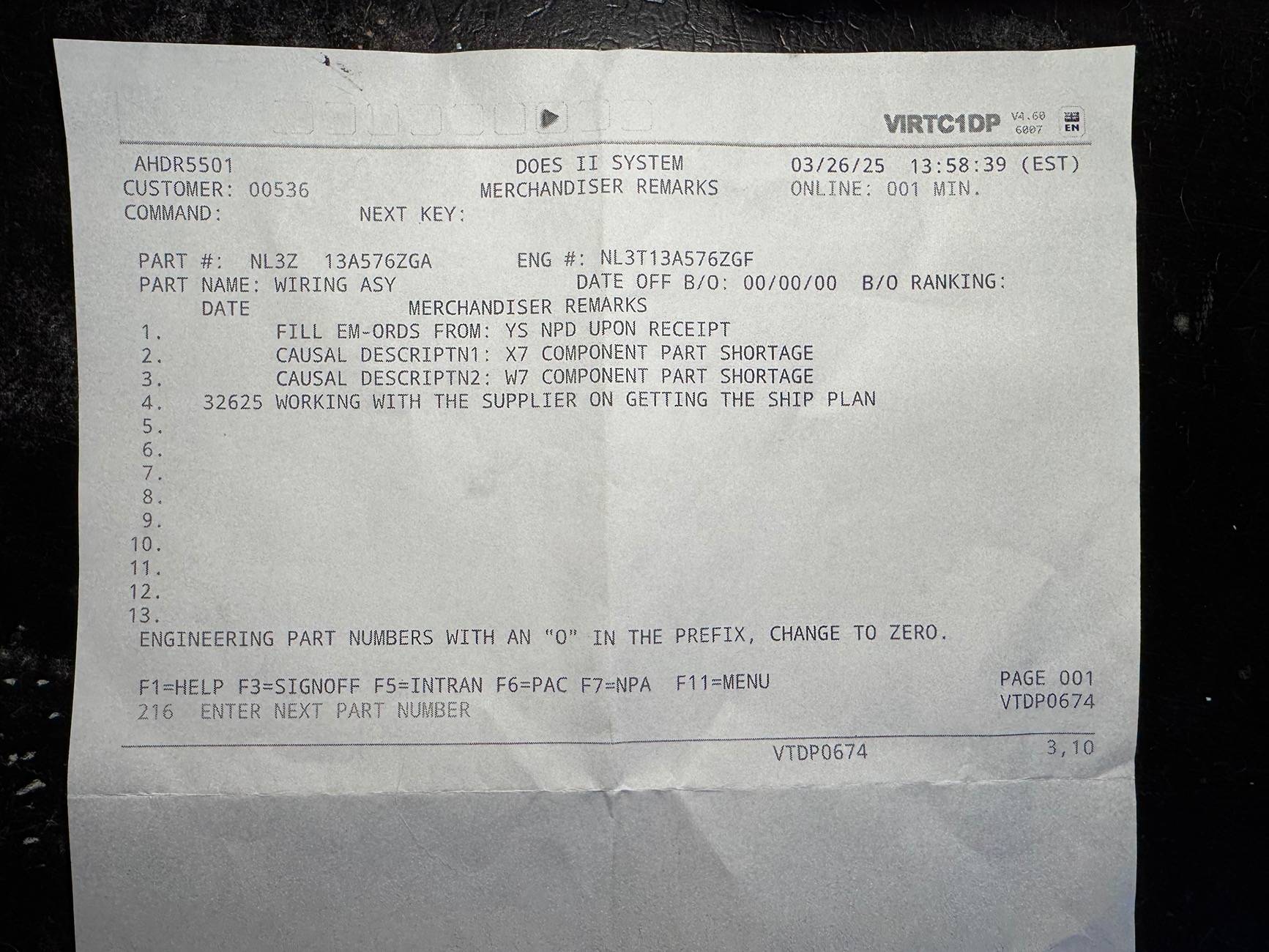 Ford F-150 Lightning Dealer can't get wire assembly IMG_1605