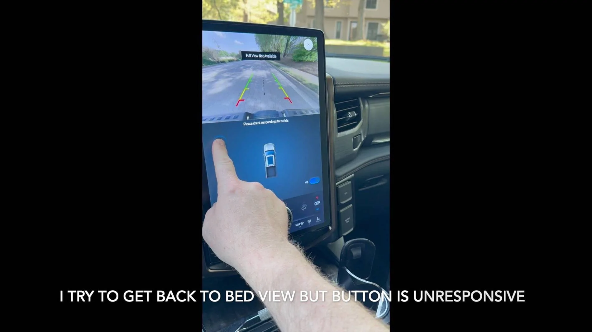 Ford F-150 Lightning Camera Woes... Bed View and Trailer View don't seem to be working right? Full-View-2