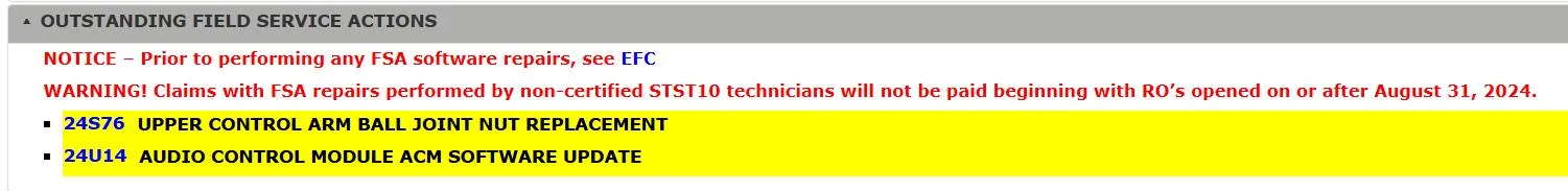 Ford F-150 Lightning No Dealer Paperwork on Recall Work? 1744150380635-wy