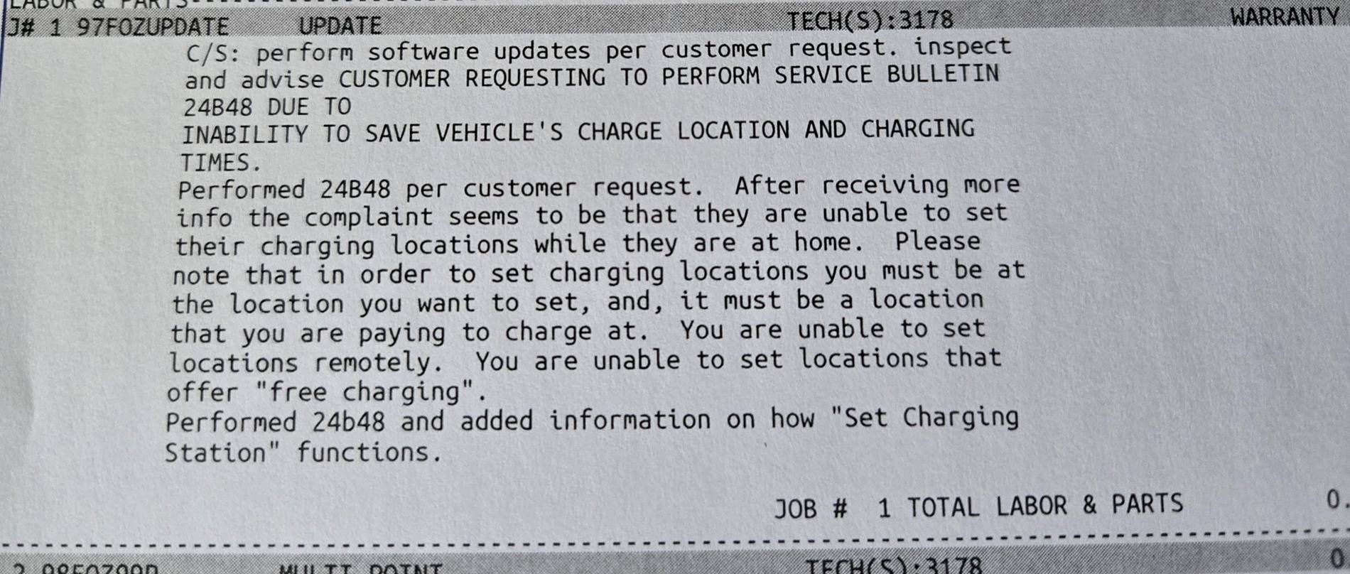 Ford F-150 Lightning 2024 Ford F-150 Lightning Platinum - Charging location Issue fixed post #24 20250409_162300