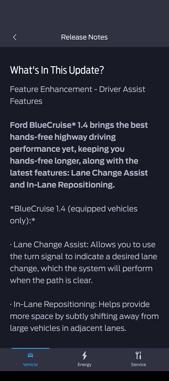 Ford F-150 Lightning New BlueCruise Version 1.4 - Rollout  IPMA-24.204.10.9 1000017278