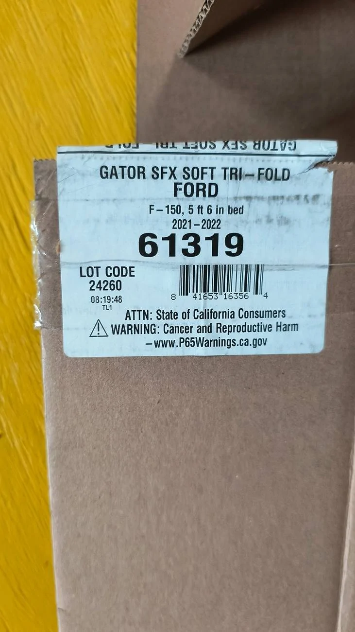Ford F-150 Lightning Gator SFX soft tri-fold tonneau cover IMG_20250413_153137190