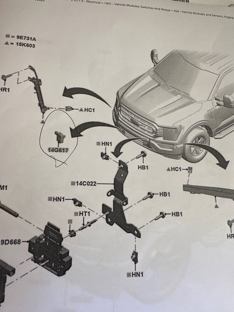Ford F-150 Lightning 2023 Lightning C1480 Bluetooth antenna 11 wiring diagram image