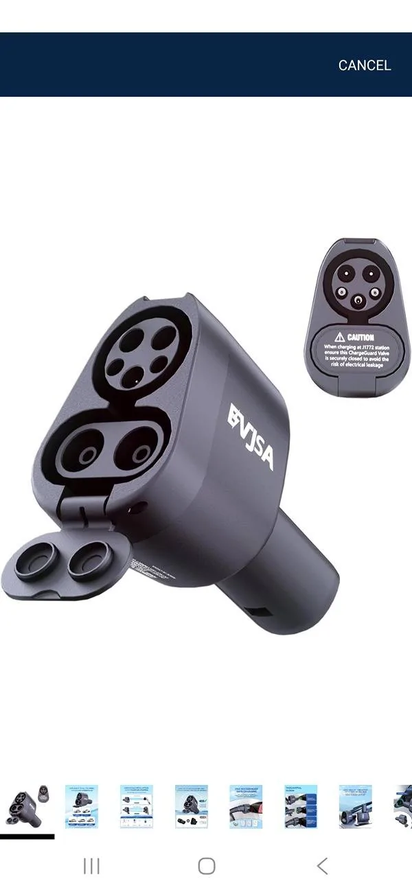 Ford F-150 Lightning CCS1 Adapter to NACS for FCSP AC charging. Screenshot_20250414_015238_Amazon Shopping