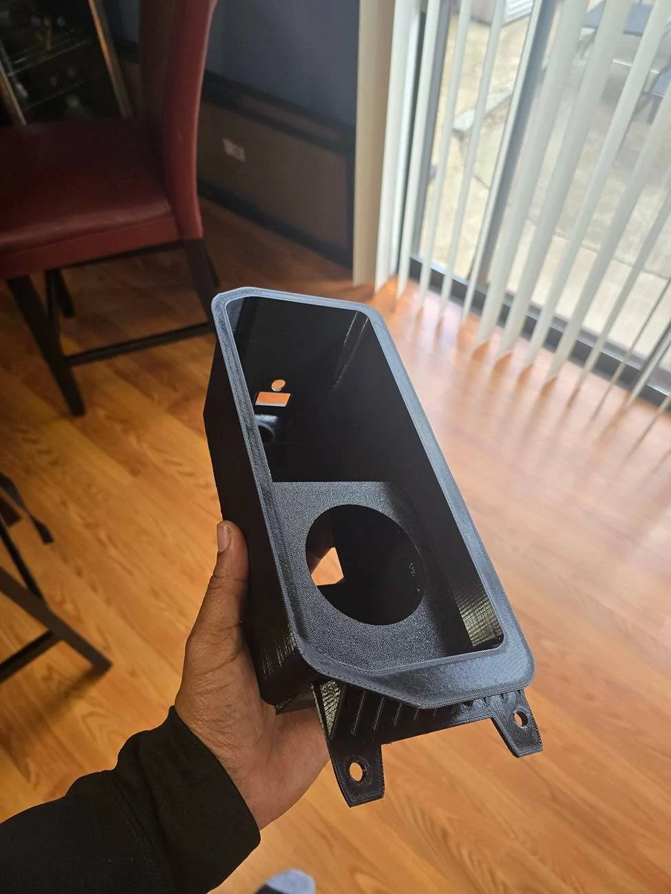 Ford F-150 Lightning Stick to Rotary Shift Knob Conversion w/ 3D Printed Rotary Shifter Holder 20250408_181403