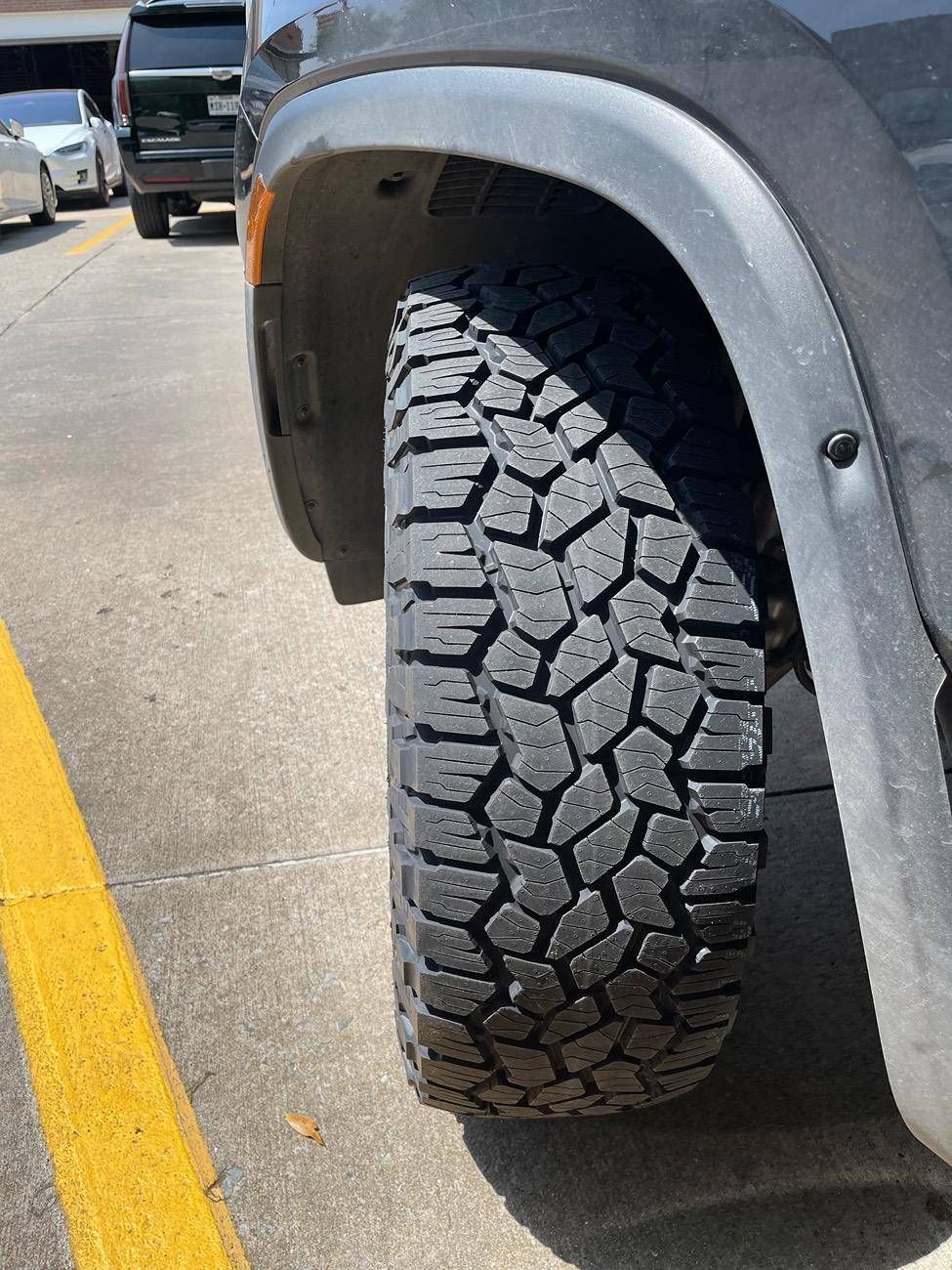 Ford F-150 Lightning Just installed the recently launched Pirelli Scorpion XTM All-Terrain Tire with gas and EV variants. 34" Tires on 20" wheels. IMG_4412