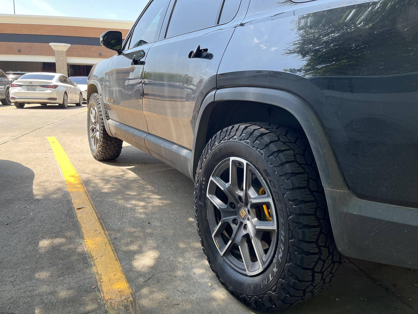 Ford F-150 Lightning Just installed the recently launched Pirelli Scorpion XTM All-Terrain Tire with gas and EV variants. 34" Tires on 20" wheels. IMG_4408
