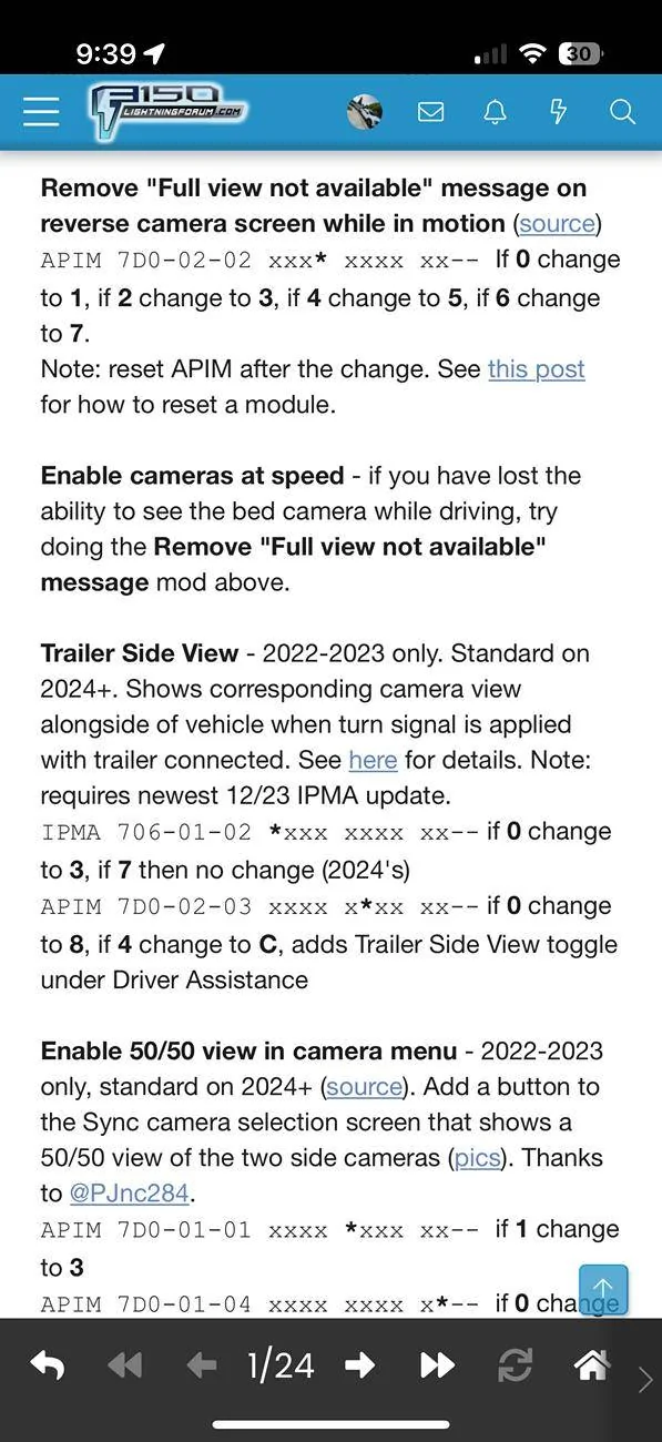 Ford F-150 Lightning Towing: Turn signal on, no camera? IMG_1001