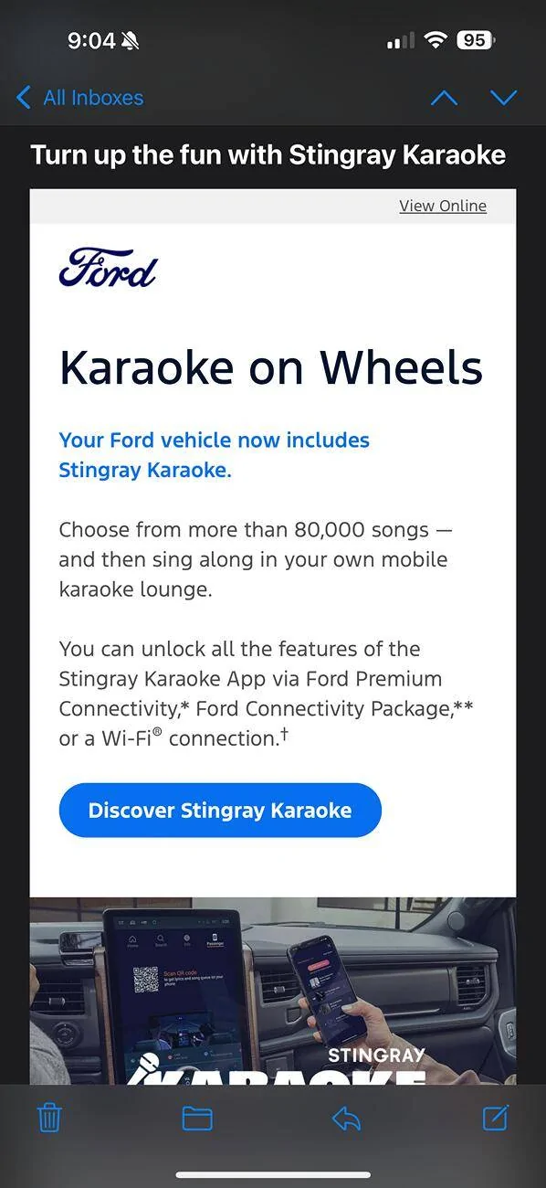Ford F-150 Lightning OTA Software Update - 10.1.0 - It's karaoke time IMG_6016