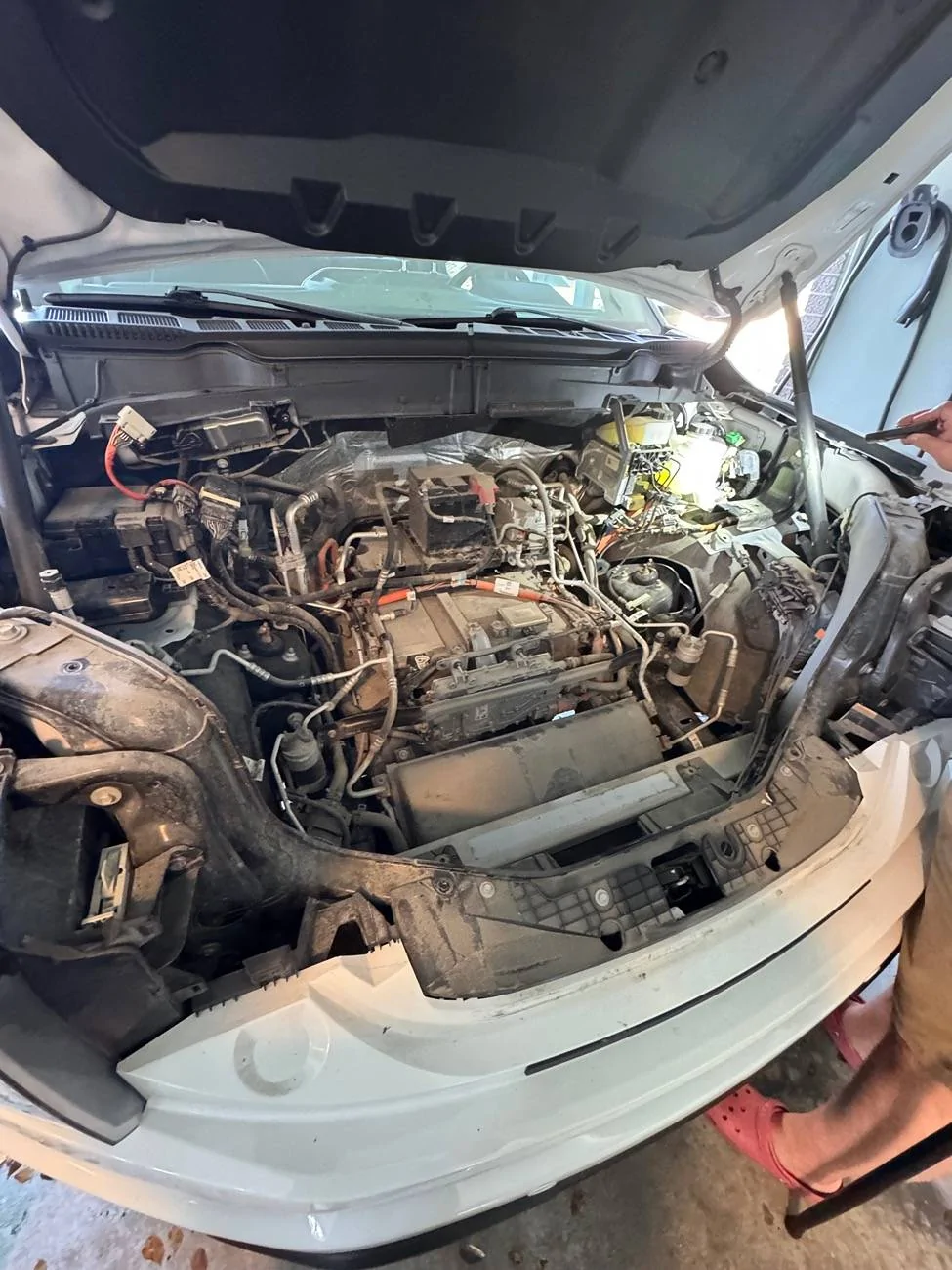 Ford F-150 Lightning Lots of dust in 12V battery area IMG_3369