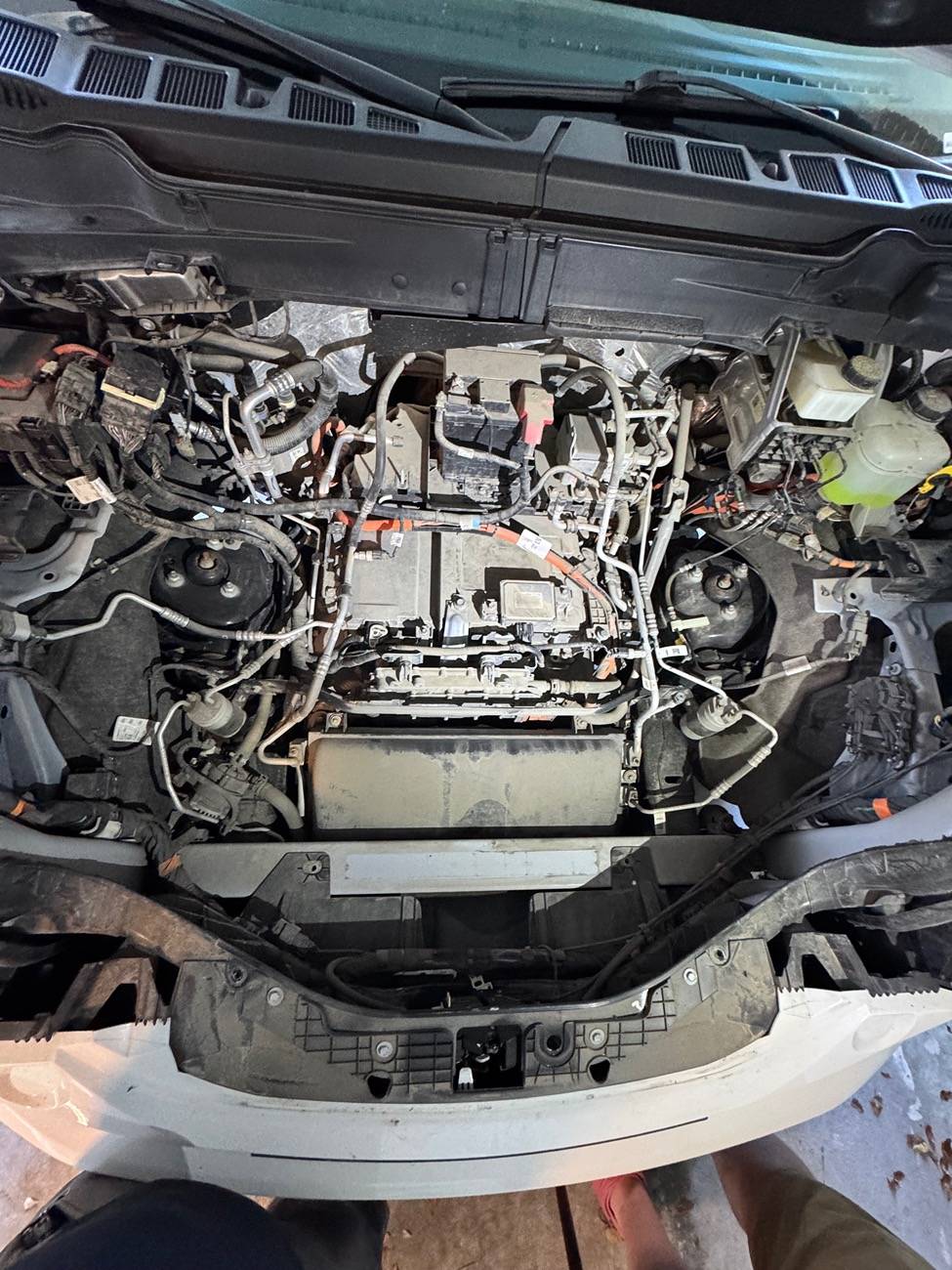 Ford F-150 Lightning Lots of dust in 12V battery area IMG_3370