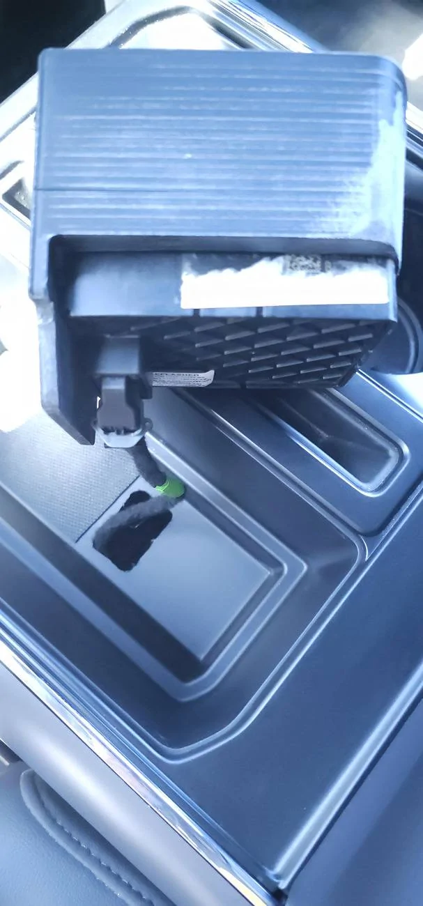 Ford F-150 Lightning Stick to Rotary Shift Knob Conversion w/ 3D Printed Rotary Shifter Holder 20250418_130057