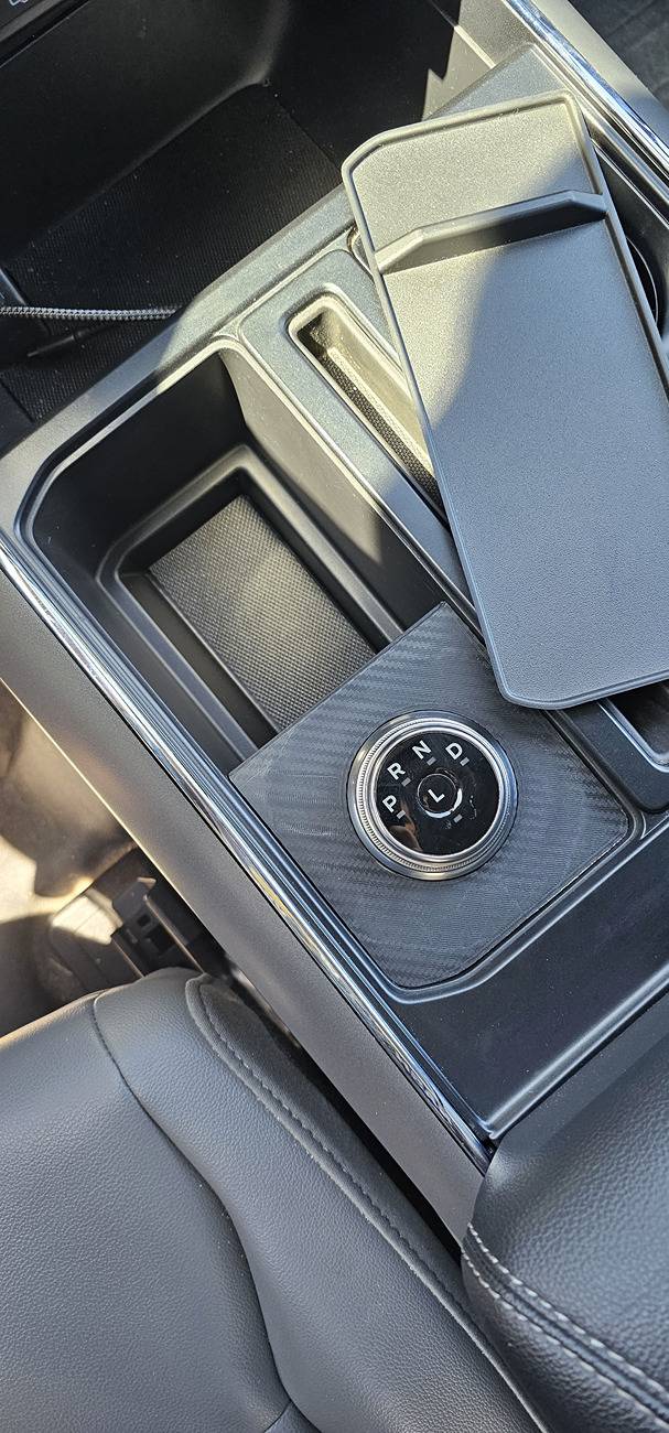 Ford F-150 Lightning Stick to Rotary Shift Knob Conversion w/ 3D Printed Rotary Shifter Holder 20250418_130210
