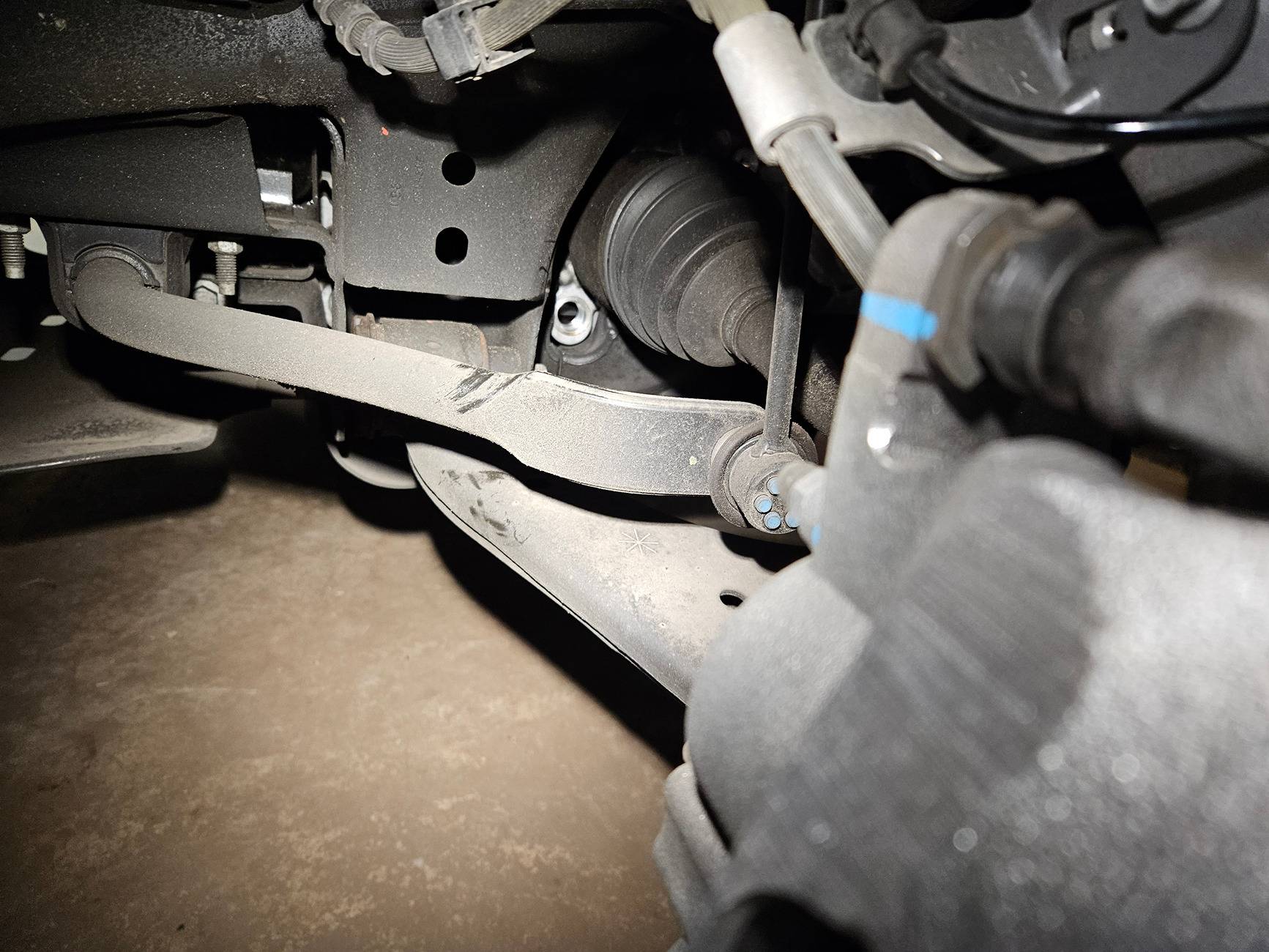 Ford F-150 Lightning Oil Change on Lightning 20231119_080329