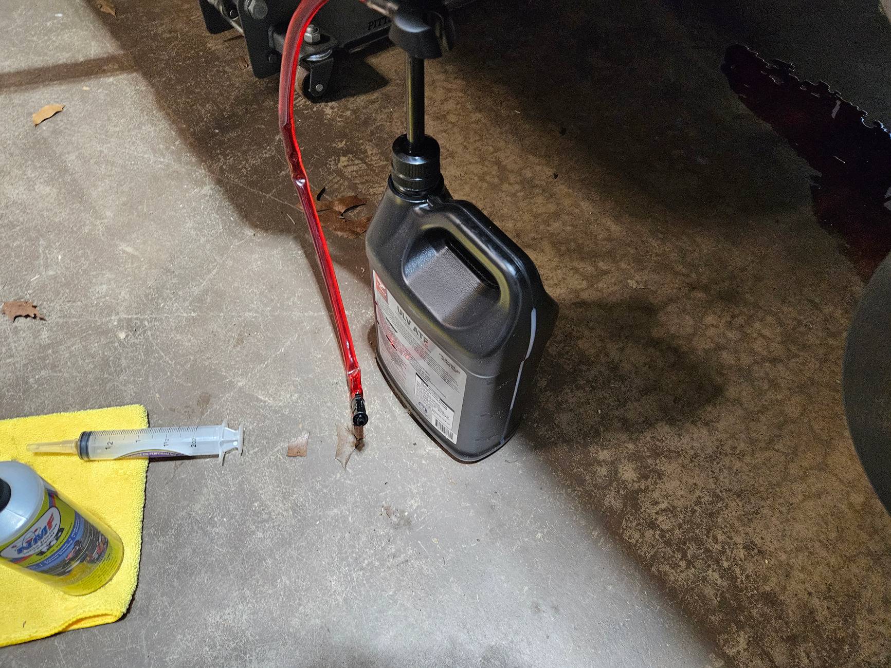 Ford F-150 Lightning Oil Change on Lightning 20231119_073028