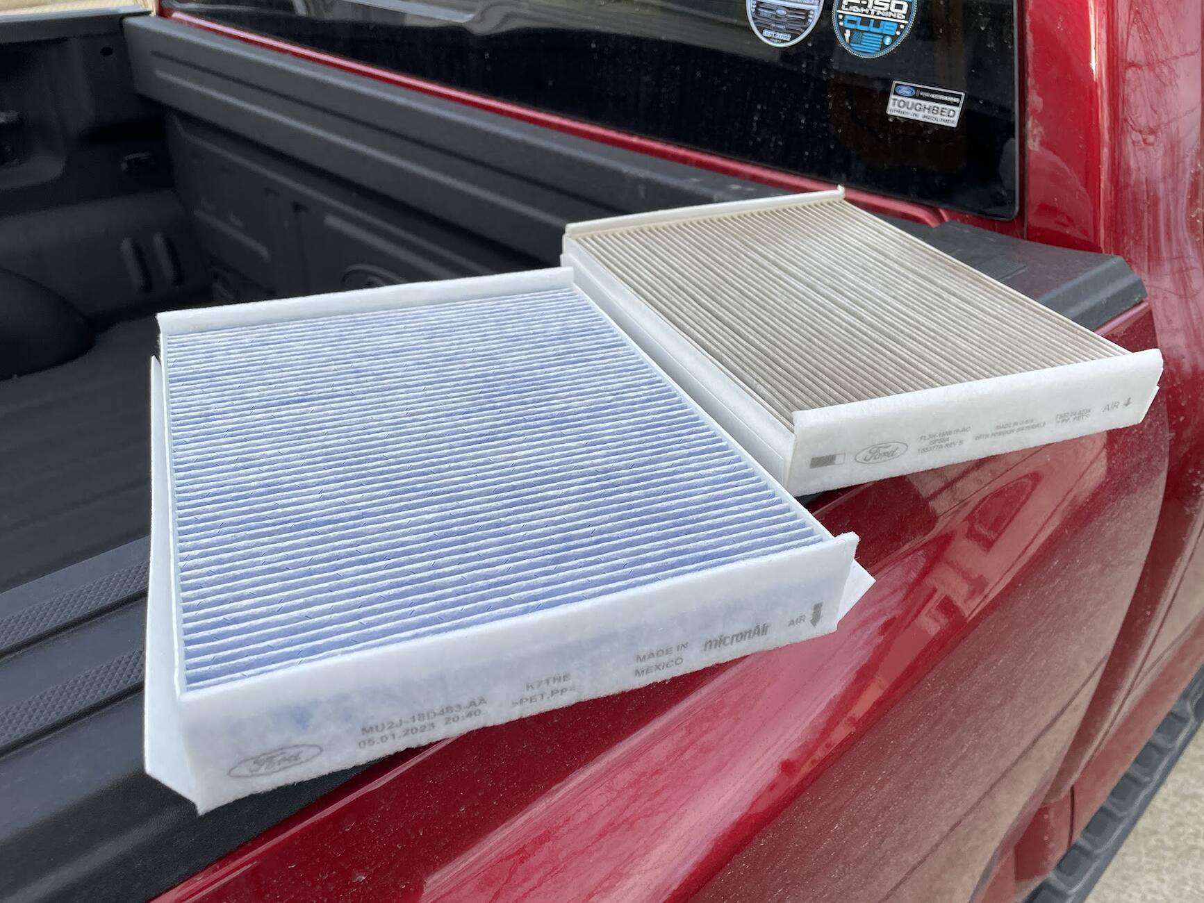 Ford F-150 Lightning Air filter change and debris 1745430069097-jd
