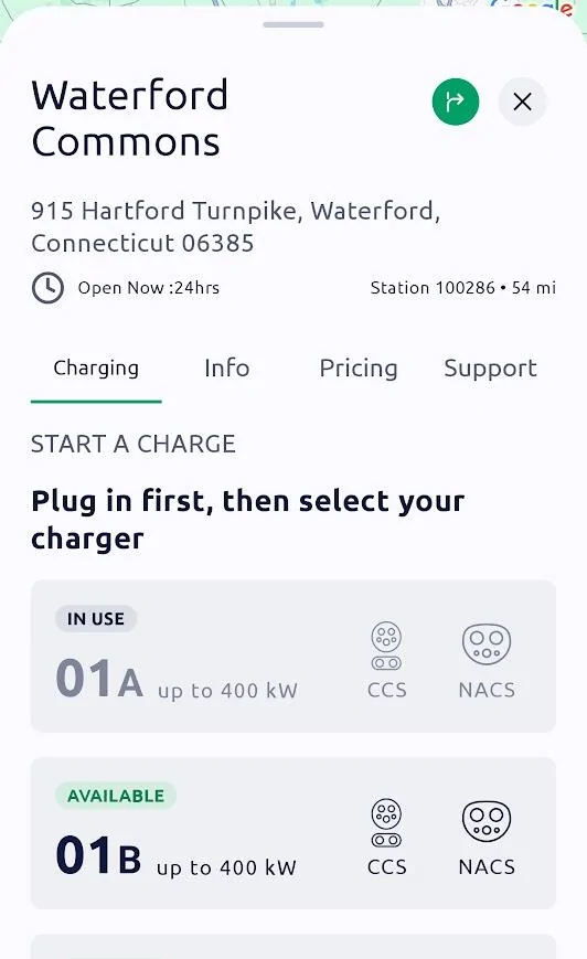 Ford F-150 Lightning Electrify America 400KW station with NACS connections 1745431287731-3m