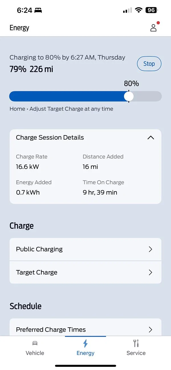 Ford F-150 Lightning Energy Added display wrong in FordPass? IMG_8425