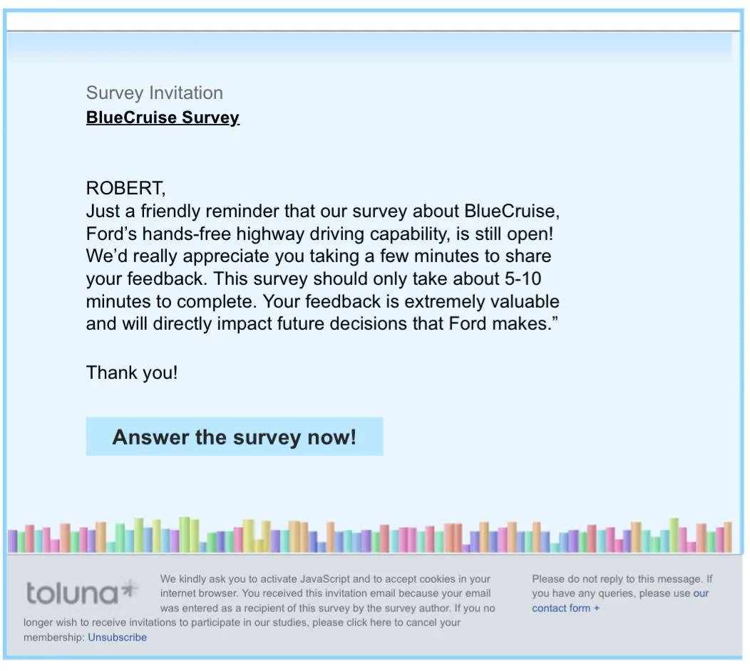 Ford F-150 Lightning Blue Cruise Offer and Feedback IMG_0778