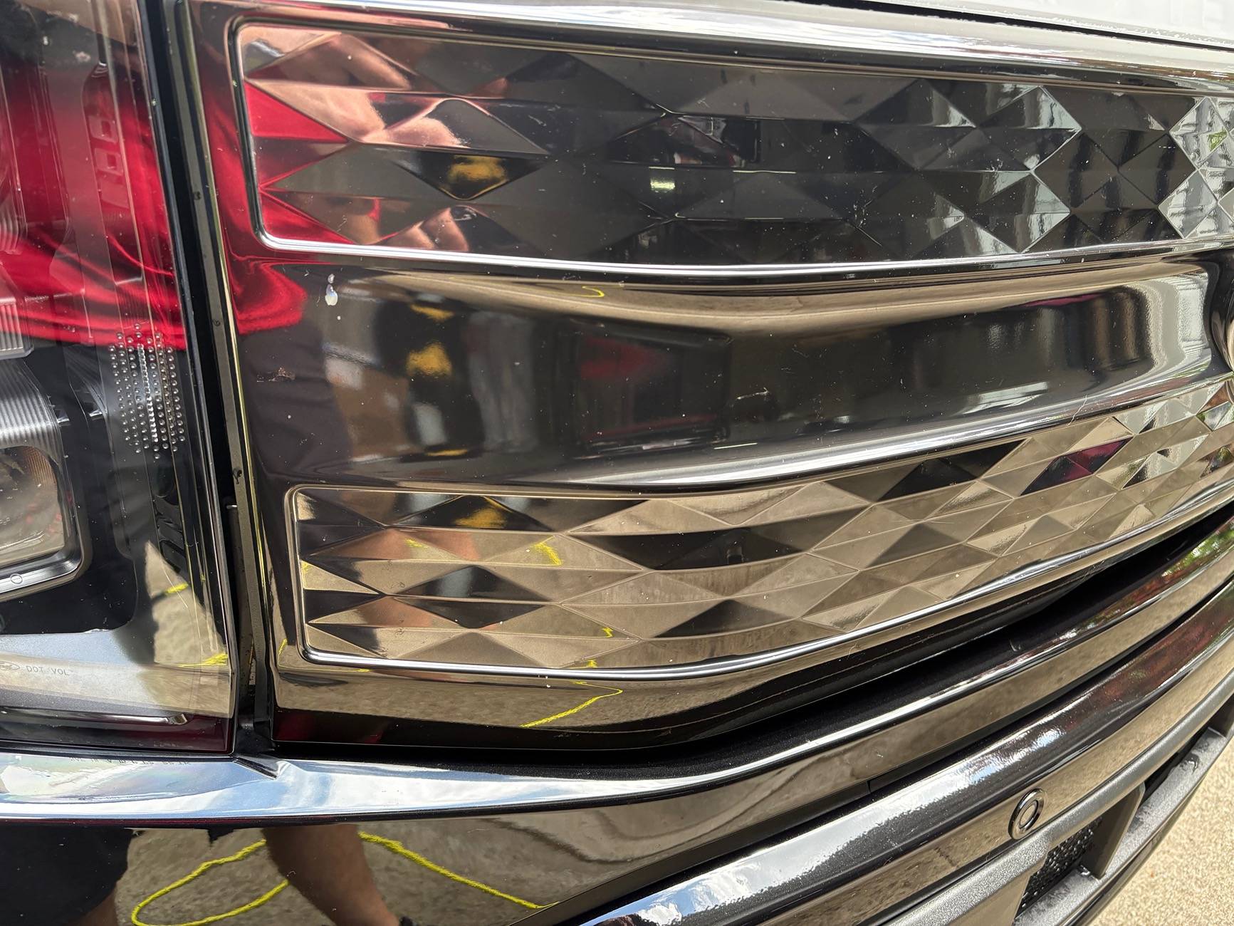 Ford F-150 Lightning Paint on mirrors and grill flaking IMG_0890