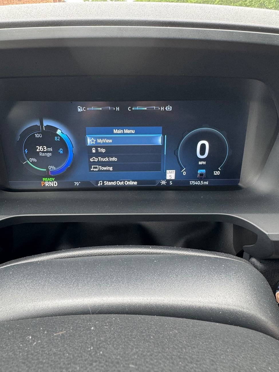 Ford F-150 Lightning Display mode in "Calm" on restart IMG_1508