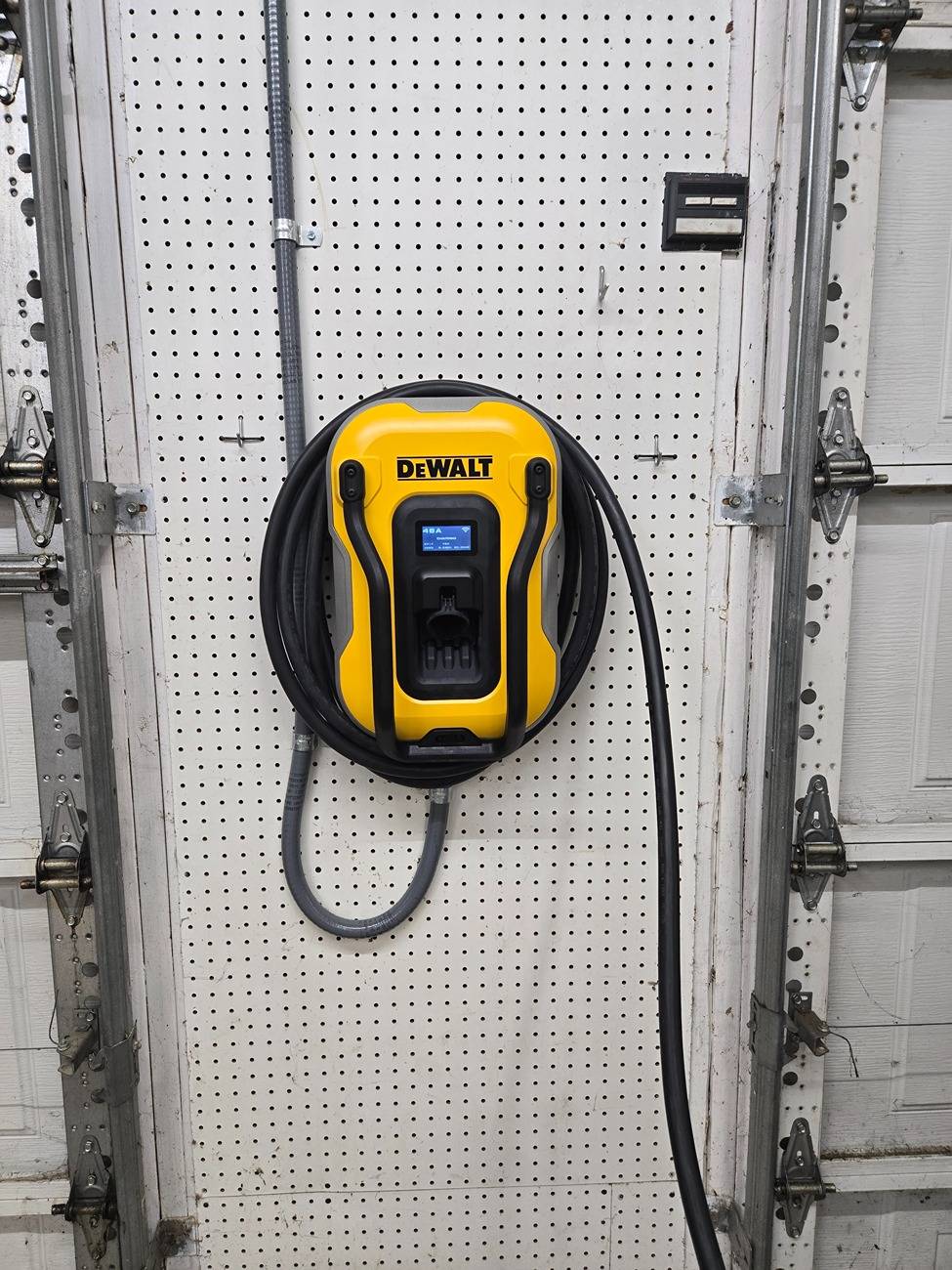 Ford F-150 Lightning New DeWALT EVSE Home Charger - Replacing Tesla 20250429_164533