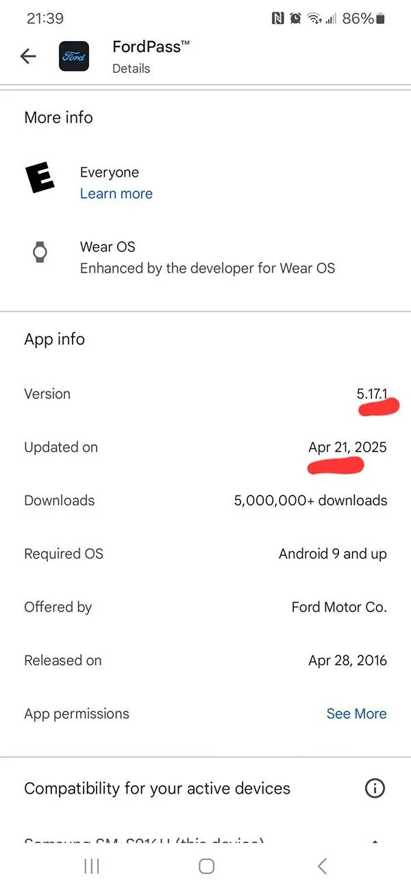 Ford F-150 Lightning FordPass 5.17.0 IOS & Android Screenshot_20250429_213955_Google Play Stor