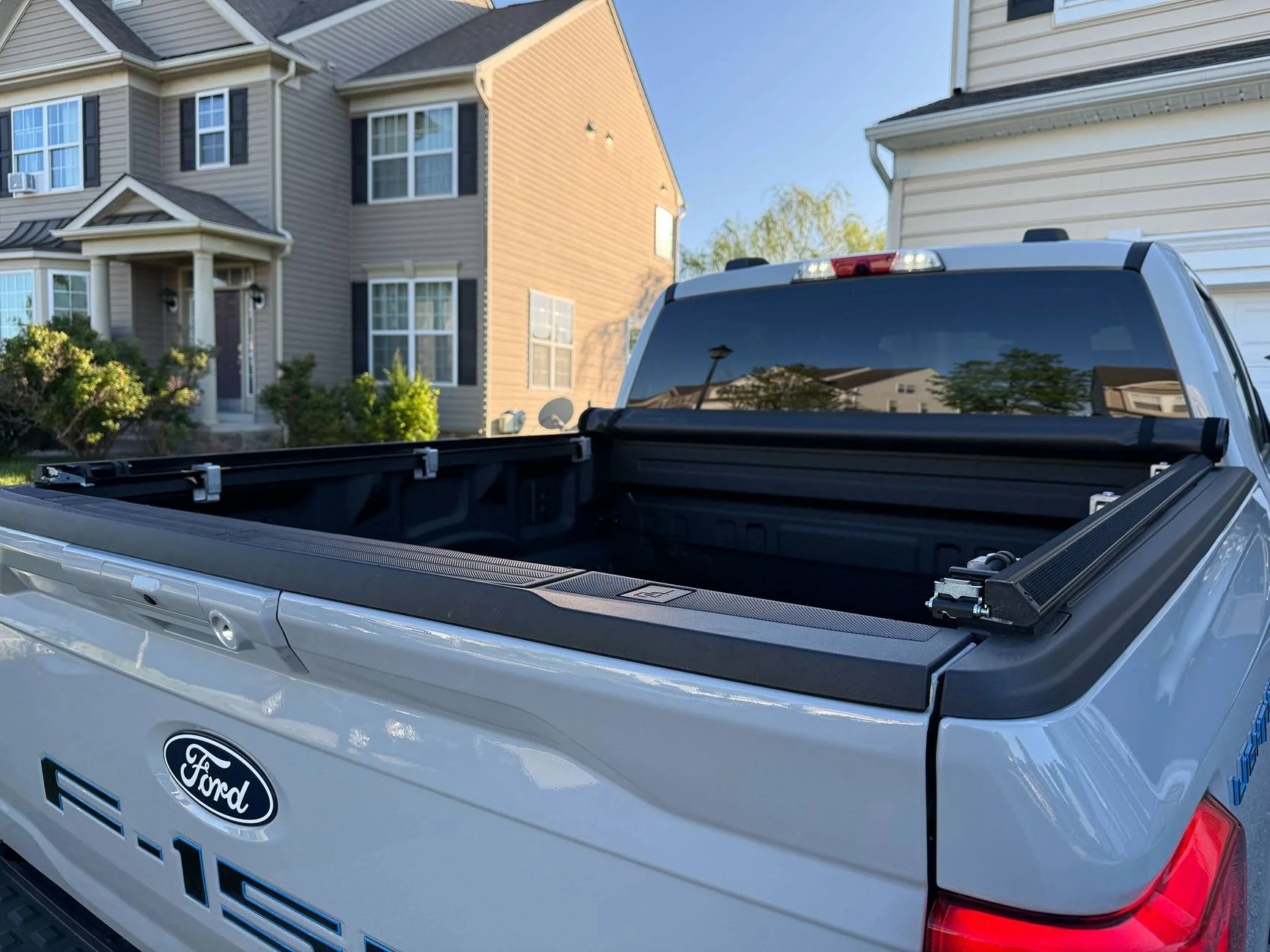 Ford F-150 Lightning RealTruck TruXedo TruXport Soft Roll Up Truck Bed Tonneau Cover IMG_4677
