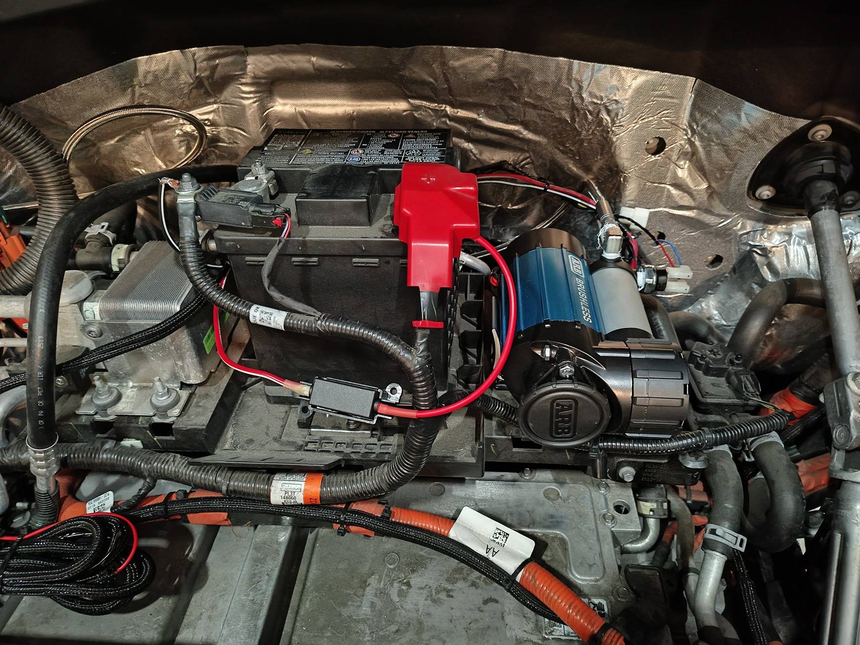 Ford F-150 Lightning Onboard Air-Arb Brushless Single Compressor Install IMG_20250502_231212112