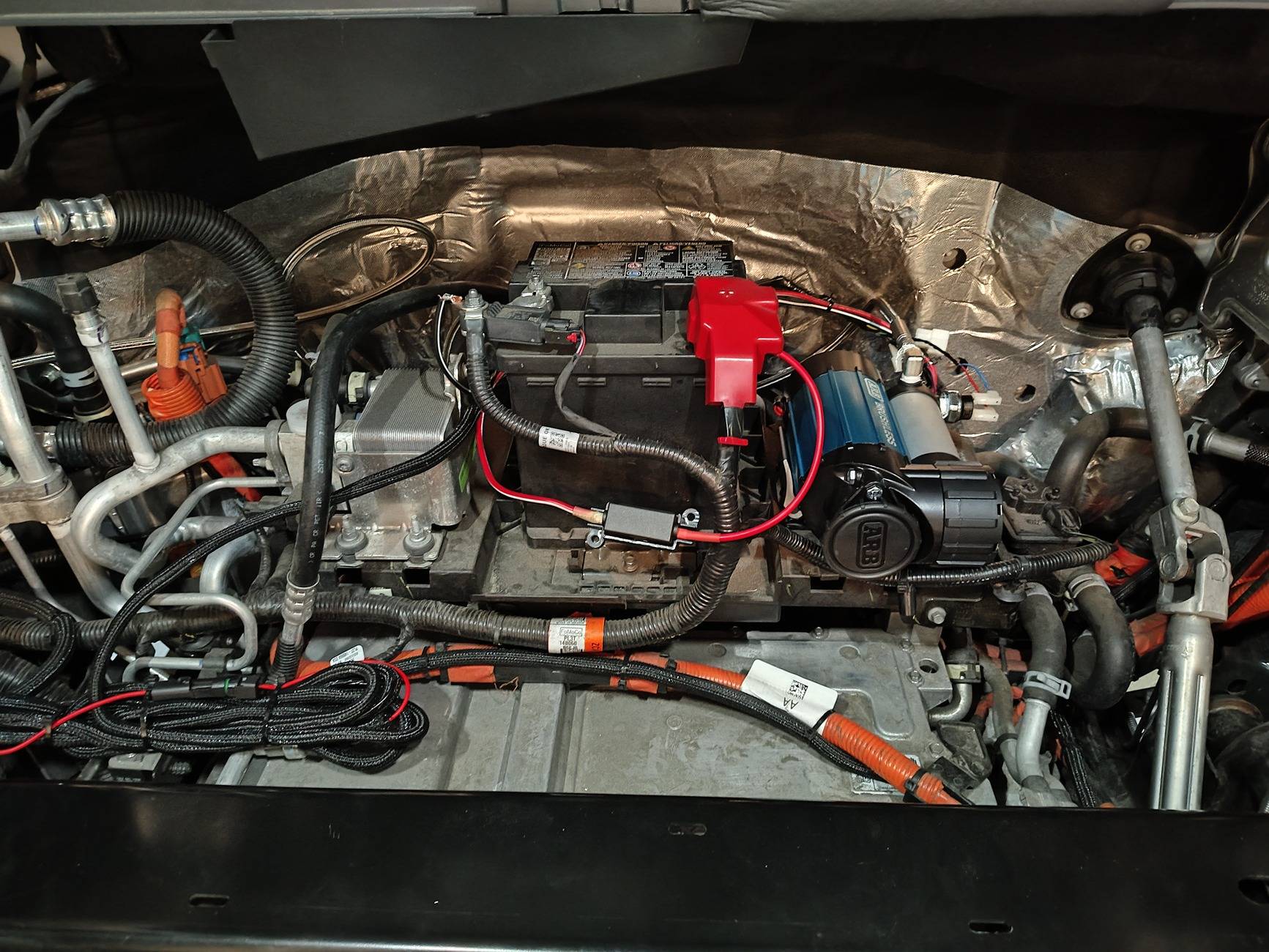 Ford F-150 Lightning Onboard Air-Arb Brushless Single Compressor Install IMG_20250502_231138102