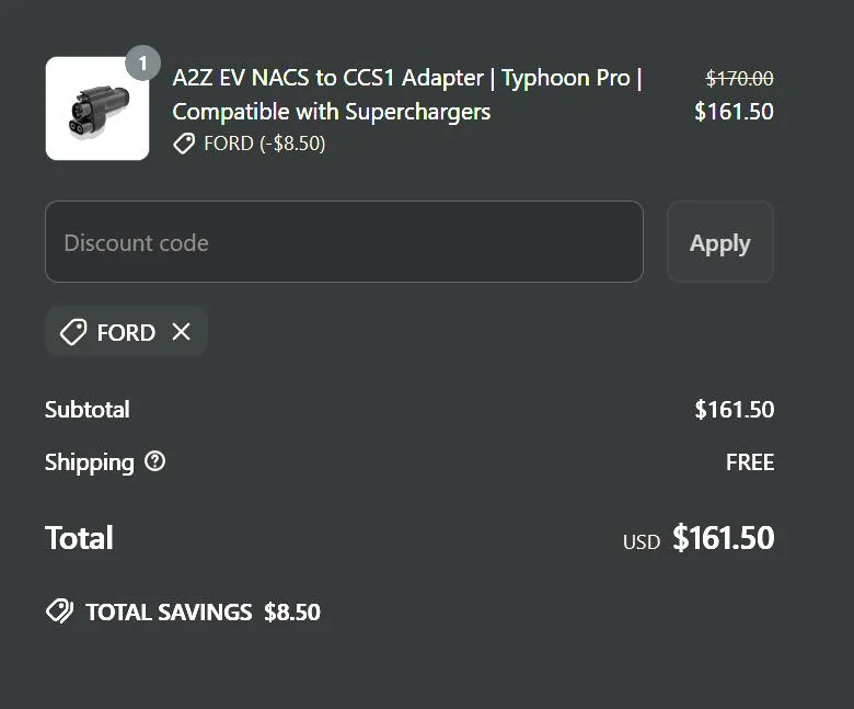 Ford F-150 Lightning Ford fast charging adapter vs other brand 1746459668891-