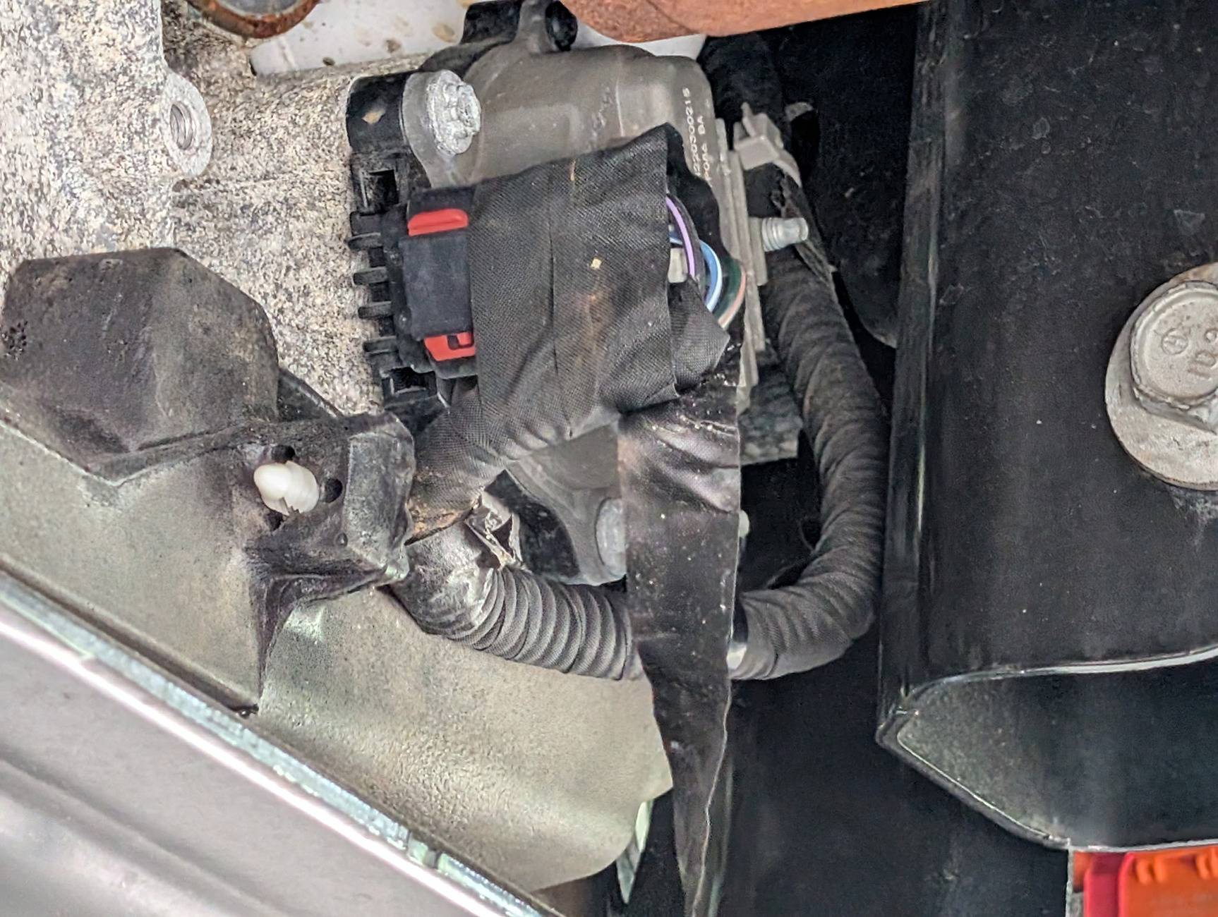 Ford F-150 Lightning 24 Flash Fabric Tape Underside Hanging Down 1746567606007-t5