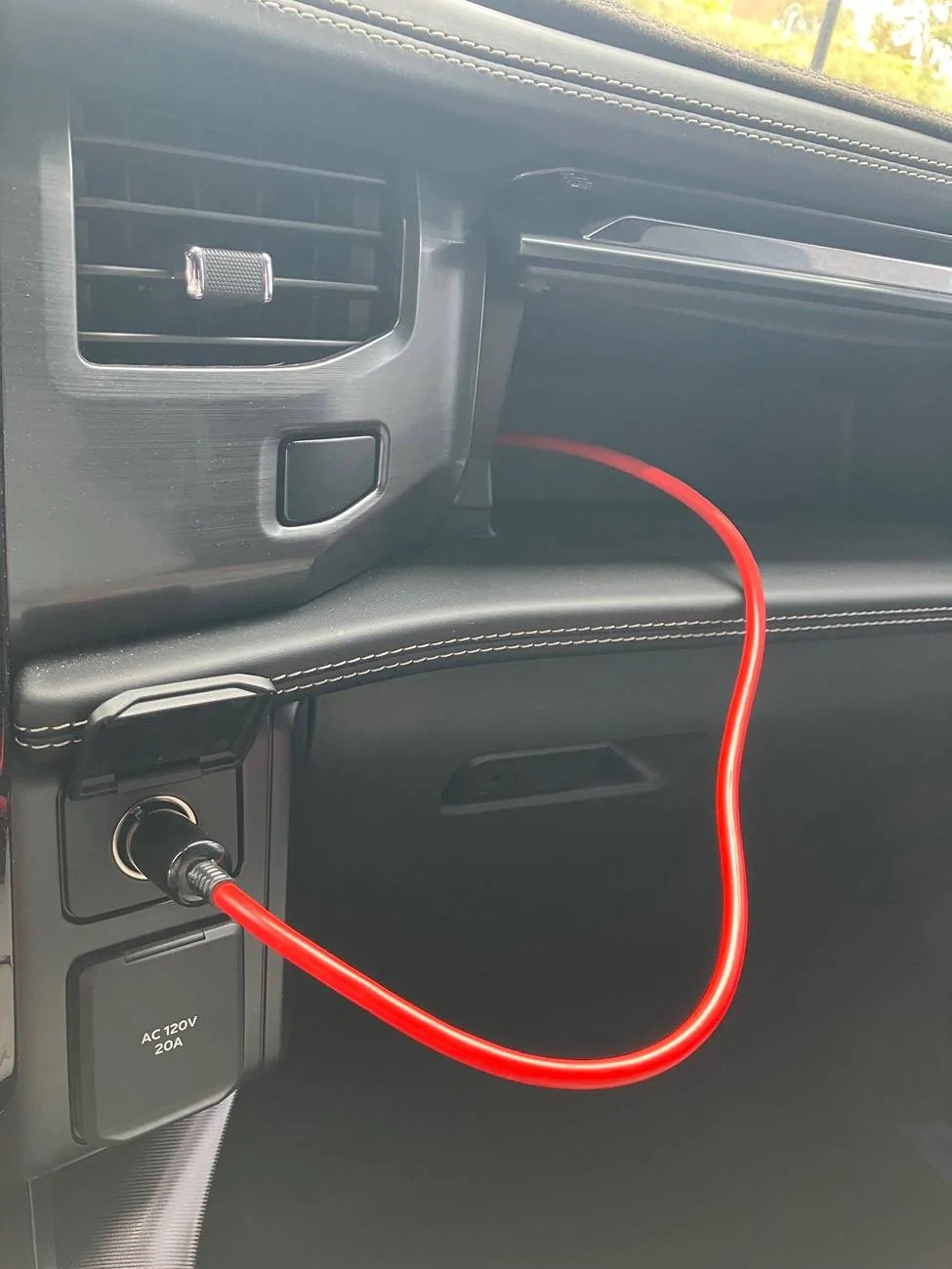 Ford F-150 Lightning Good place in frunk to get a switched ignition +12V tap? (Frunk 12V outlet installation) IMG_1408