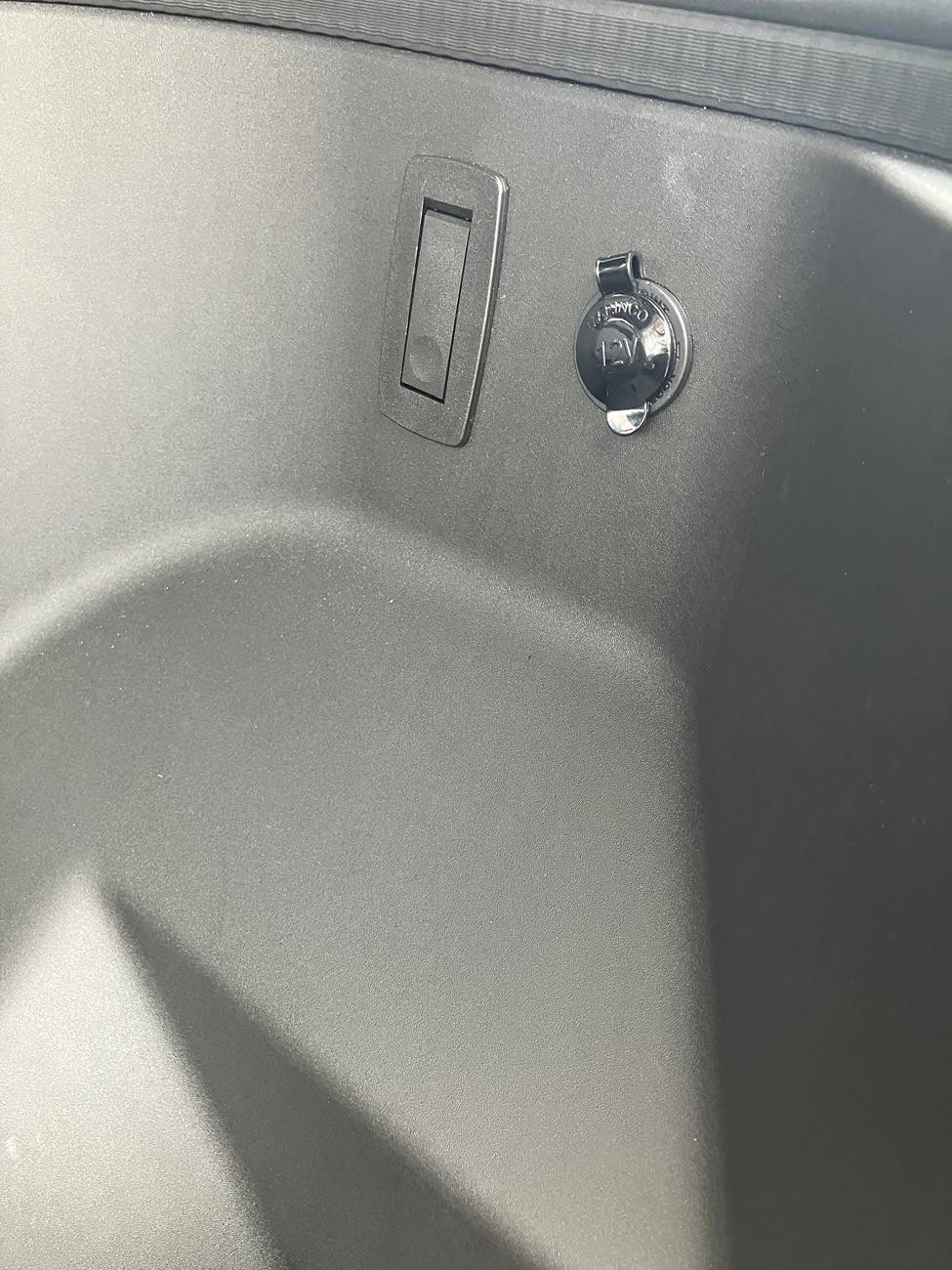 Ford F-150 Lightning Good place in frunk to get a switched ignition +12V tap? (Frunk 12V outlet installation) IMG_1407