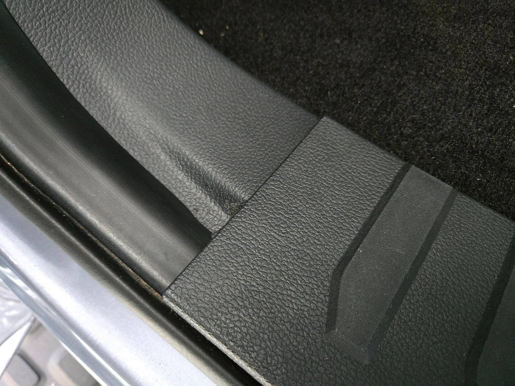 Ford F-150 Lightning PSA: Check under your door sill trim if you live in the rust belt!! 20250427_160134