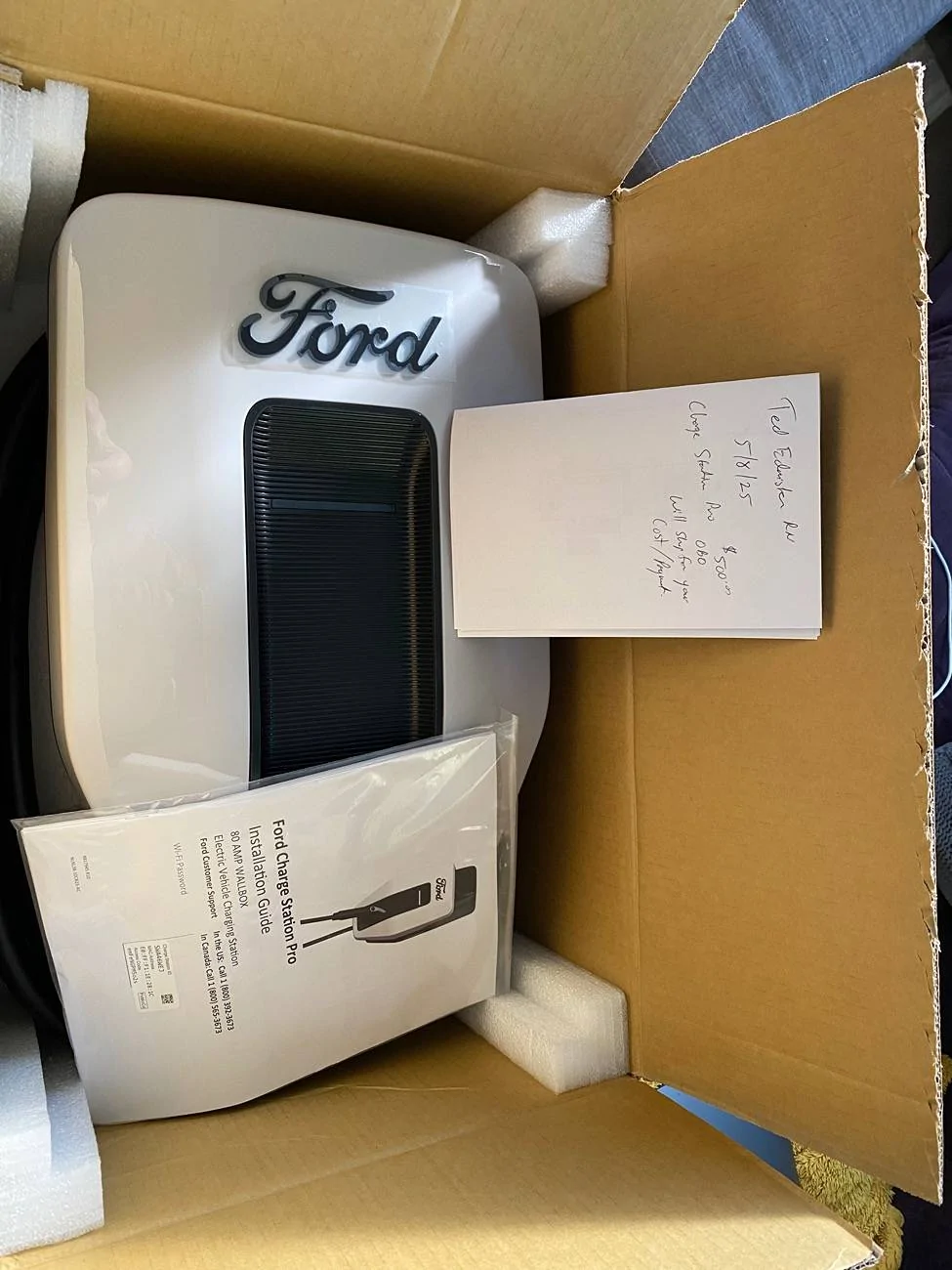 Ford F-150 Lightning NIB Charge Station PRO Portland Oregon $500 OBO IMG_8123
