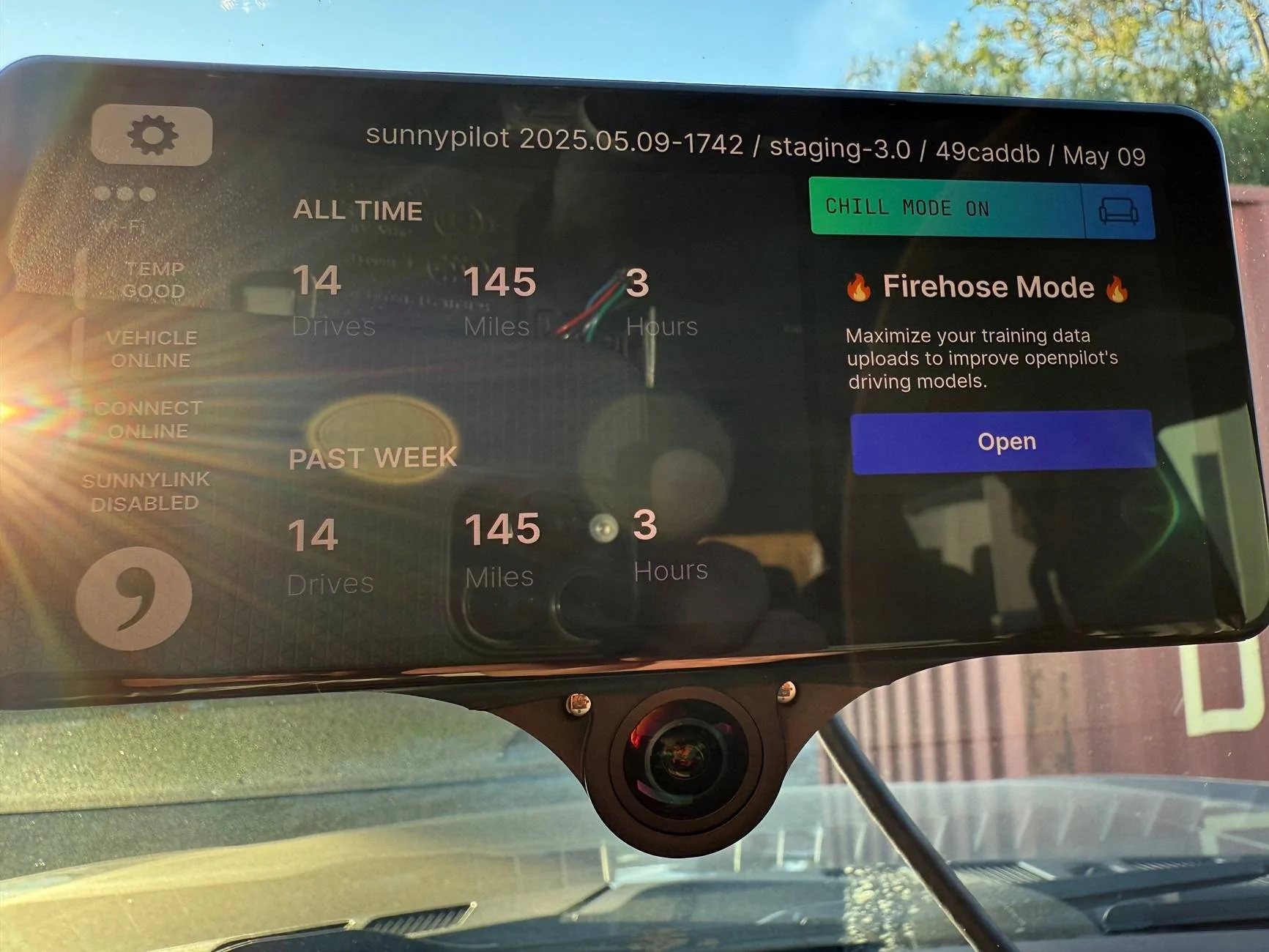 Ford F-150 Lightning Comma AI self driver assistant IMG_1097