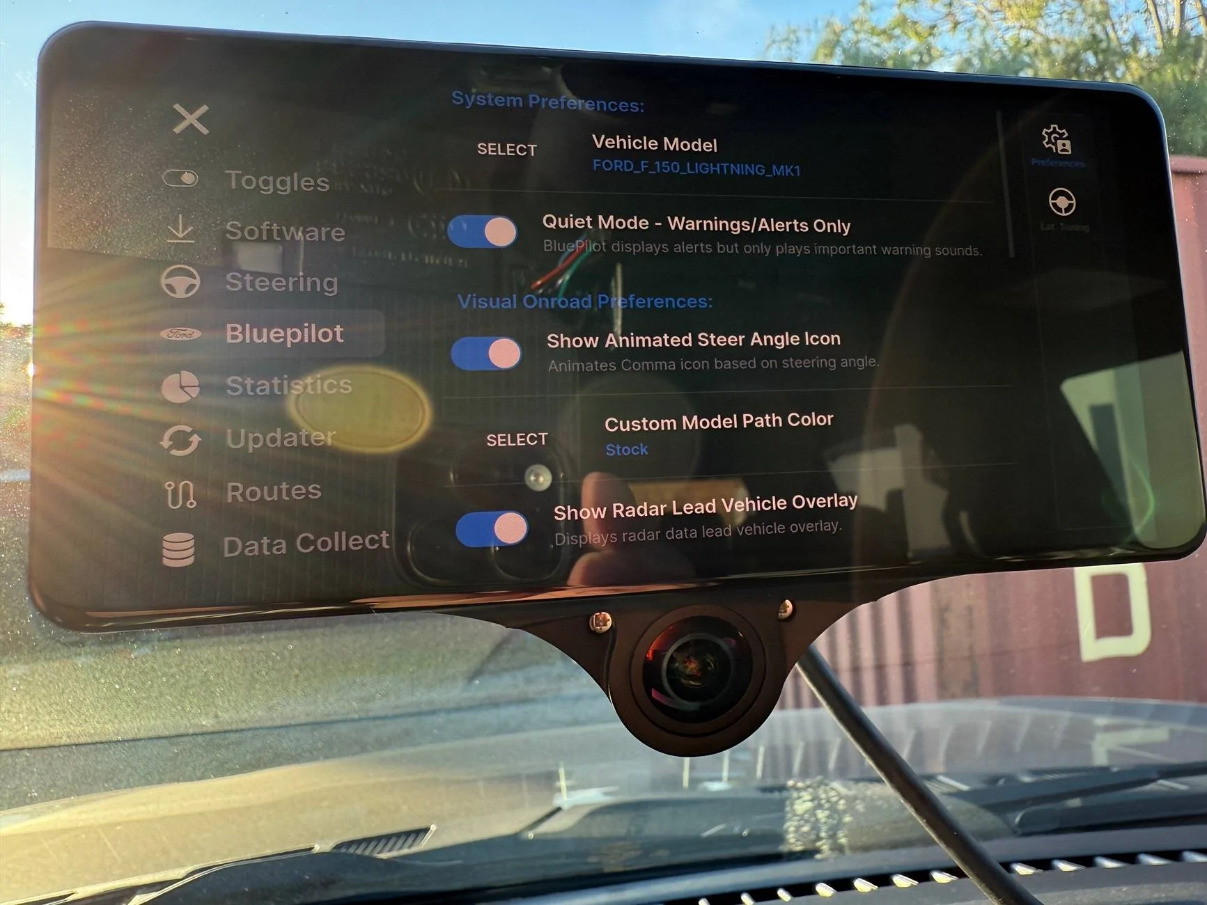 Ford F-150 Lightning Comma AI self driver assistant IMG_1092