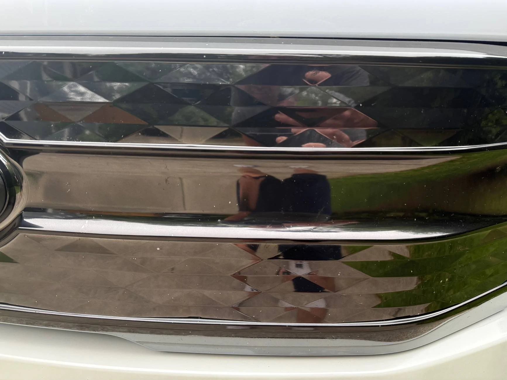 Ford F-150 Lightning Paint on mirrors and grill flaking IMG_2204