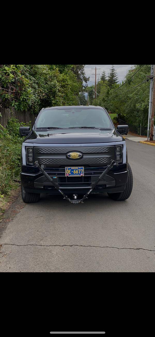 Ford F-150 Lightning Is a front receiver hitch possible? IMG_8203