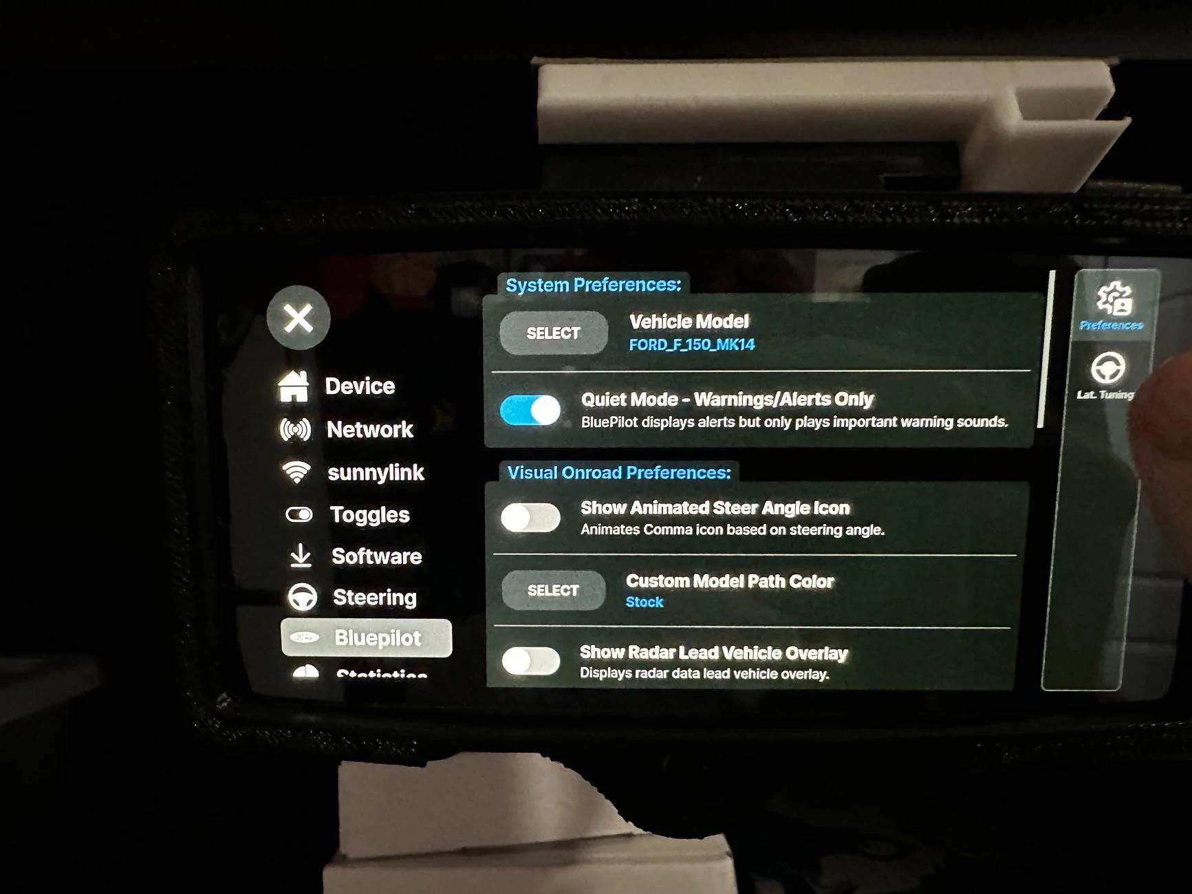 Ford F-150 Lightning Comma AI self driver assistant IMG_3683