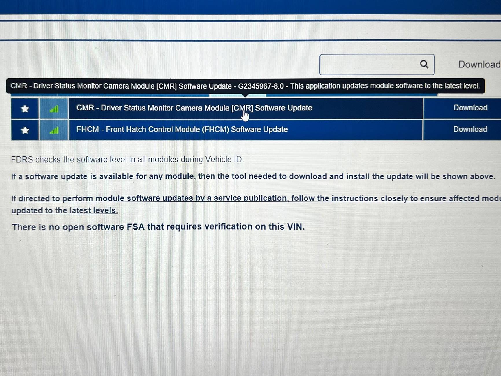 Ford F-150 Lightning Lightning Software Updates using FDRS IMG_9822