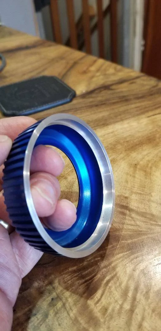 Ford F-150 Lightning Stick to Rotary Shift Knob Conversion w/ 3D Printed Rotary Shifter Holder 5 Spurs shifter cap - milling cuts