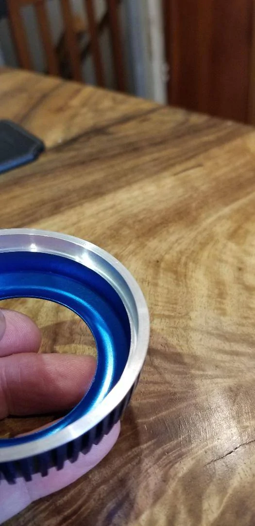 Ford F-150 Lightning Stick to Rotary Shift Knob Conversion w/ 3D Printed Rotary Shifter Holder 5 Spurs shifter cap - milling cuts 2